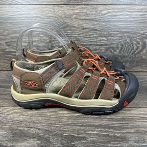 Keen Newport H2 'Dark Earth Spicy Orange' Hiking Sandals (1018270) Women's 7.5